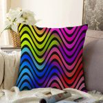 - Sonil-K3671-Gorsel - Realhomes  Multi Renkler Dijital Baskılı Modern Raşel Kadife Yastık Kırlent Kılıfı Realhomes