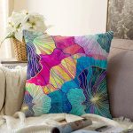 - Sonil-K3681-Gorsel - Realhomes  Multi Renkler Dijital Baskılı Modern Raşel Kadife Yastık Kırlent Kılıfı Realhomes