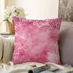 - Sonil-K3685-Gorsel - Realhomes Pembe Zeminli Dijital Baskılı Modern Raşel Kadife Yastık Kırlent Kılıfı Realhomes