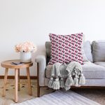 - Sonil-K3697-Gorsel-1 - Realhomes  İskelet Ve Gül Figürlü Tasarım Dijital Baskılı Modern Raşel Kadife Yastık Kırlent Kılıfı Realhomes