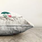 - Sonil-K37-Gorsel-2 - Realhomes  Sevimli Baykuşlar Dijital Baskılı Dekoratif Raşel Kadife Yastık Kırlent Kılıfı Realhomes