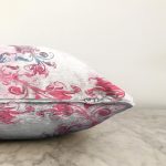 - Sonil-K3701-Gorsel-2 - Realhomes Beyaz Zeminde Etnik Çiçek Motifli Özel Tasarım Dijital Baskılı Modern Raşel Kadife Yastık Kırlent Kılıfı Realhomes