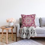 - Sonil-K3702-Gorsel-1 - Realhomes  Etnik Motifli Dijital Baskılı Modern Raşel Kadife Yastık Kırlent Kılıfı Realhomes