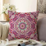 - Sonil-K3702-Gorsel - Realhomes  Etnik Motifli Dijital Baskılı Modern Raşel Kadife Yastık Kırlent Kılıfı Realhomes