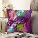 - Sonil-K3707-Gorsel - Realhomes  Suluboya Desenli Dijital Baskılı Modern Raşel Kadife Yastık Kırlent Kılıfı Realhomes