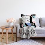 - Sonil-K3714-Gorsel-1 - Realhomes Mermer Desenli Dijital Baskılı Modern Şönil Yastık Kırlent Kılıfı Realhomes