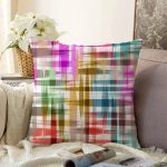 Spring Özel Tasarım Dijital Baskılı Modern Raşel Kadife Yastık Kırlent Kılıfı Realhomes