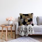 Karmaşık Motifli Özel Tasarım Dijital Baskılı Modern Raşel Kadife Yastık Kırlent Kılıfı Realhomes