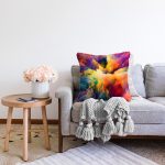 3 Boyutlu Dijital Baskılı Modern Raşel Kadife Yastık Kırlent Kılıfı Realhomes