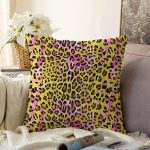 - Sonil-K3767-Gorsel - Realhomes  Leopar Motifli Dijital Baskılı Raşel Kadife Yastık Kırlent Kılıfı Realhomes