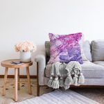 Renkli Geometrik Abstract Desenli Özel Tasarım Dijital Baskılı Modern Raşel Kadife Yastık Kırlent Kılıfı Realhomes