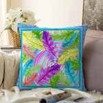 - Sonil-K3773-Gorsel - Realhomes  Renkli Tüyler Dijital Baskılı Modern Raşel Kadife Yastık Kırlent Kılıfı Realhomes