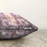 Soyut Etnik Çiçek Desenli Özel Tasarım Dijital Baskılı Modern Raşel Kadife Yastık Kırlent Kılıfı Realhomes