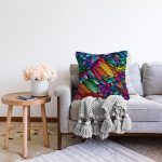 Realhomes Moda Renkli Motifler Dijital Baskılı Modern Raşel Kadife Yastık Kırlent Kılıfı Realhomes