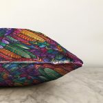 Realhomes Moda Renkli Motifler Dijital Baskılı Modern Raşel Kadife Yastık Kırlent Kılıfı Realhomes