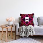 - Sonil-K3816-Gorsel-1 - Realhomes  Renkli İskelet Özel Seri Dijital Baskılı Modern Raşel Kadife Yastık Kırlent Kılıfı Realhomes