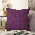 - Sonil-K3825-Gorsel - Realhomes Mürdüm Büyüsü Dijital Baskılı Modern Raşel Kadife Yastık Kırlent Kılıfı Realhomes