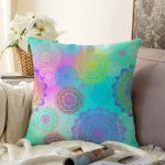 - Sonil-K3828-Gorsel - Realhomes Renkli Fraktal Motifli Dijital Baskılı Modern Raşel Kadife Yastık Kırlent Kılıfı Realhomes