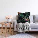 - Sonil-K3829-Gorsel-1 - Realhomes Soyut Tarzda Tropikal Yaprak Desenli Dijital Baskılı Modern Raşel Kadife Yastık Kırlent Kılıfı Realhomes