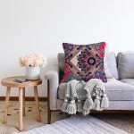 - Sonil-K3832-Gorsel-1 - Realhomes Etnik Desenli Özel Tasarım Dijital Baskılı Modern Raşel Kadife Yastık Kırlent Kılıfı Realhomes