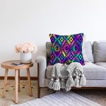 - Sonil-K3838-Gorsel-1 - Realhomes Baklava Desenli Özel Tasarım Dijital Baskılı Modern Raşel Kadife Yastık Kırlent Kılıfı Realhomes