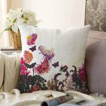 - Sonil-K3839-Gorsel - Realhomes Butterfly Dijital Baskılı Modern Raşel Kadife Yastık Kırlent Kılıfı Realhomes
