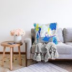 - Sonil-K3843-Gorsel-1 - Realhomes  Summer Özel Seri Dijital Baskılı Modern Şönil Yastık Kırlent Kılıfı Realhomes
