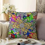 - Sonil-K3846-Gorsel - Realhomes  Etnik Motifli Dijital Baskılı Modern Raşel Kadife Yastık Kırlent Kılıfı Realhomes