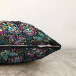 Abstract İskelet Özel Tasarım Dijital Baskılı Modern Raşel Kadife Yastık Kırlent Kılıfı Realhomes