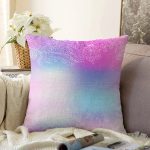 Silik Zeminde Beyaz Çiçek Motifli Tasarım Dijital Baskılı Modern Raşel Kadife Yastık Kırlent Kılıfı Realhomes