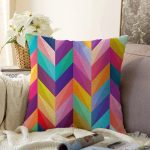 - Sonil-K3853-Gorsel - Realhomes  Multi Colar Dijital Baskılı Modern Raşel Kadife Yastık Kırlent Kılıfı Realhomes