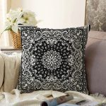 Damask motifli Modern Şönil Yastık Kırlent Kılıfı Realhomes