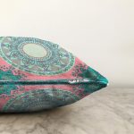 Çini Motifli Dijital Baskılı Modern Raşel Kadife Yastık Kırlent Kılıfı Realhomes