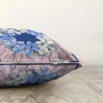 Çiçek Demeti Figürlü Özel Tasarım Dijital Baskılı Modern Raşel Kadife Yastık Kırlent Kılıfı Realhomes