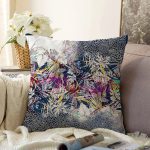 - Sonil-K3891-Gorsel - Realhomes  Karmaşık Çiçek Desenli Özel Tasarım Dijital Baskılı Modern Raşel Kadife Yastık Kırlent Kılıfı Realhomes