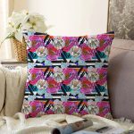 - Sonil-K3893-Gorsel - Realhomes  Summer Özel Seri Dijital Baskılı Modern Raşel Kadife Yastık Kırlent Kılıfı Realhomes