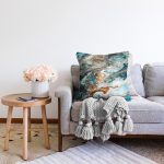 - Sonil-K3896-Gorsel-1 - Realhomes Mavi Suluboya Desenli Dijital Baskılı Modern Şönil Yastık Kırlent Kılıfı Realhomes