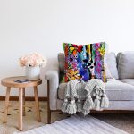 - Sonil-K3899-Gorsel-1 - Realhomes  Multi Color Özel Tasarım Dijital Baskılı Modern Raşel Kadife Yastık Kırlent Kılıfı Realhomes