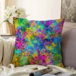 - Sonil-K3914-Gorsel - Realhomes Multi Color Dijital Baskılı Modern Şönil Yastık Kırlent Kılıfı Realhomes