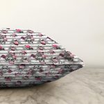 - Sonil-K3916-Gorsel-2 - Realhomes  Kuru Kafa Ve Gül Motifli Özel Tasarım Dijital Baskılı Modern Raşel Kadife Yastık Kırlent Kılıfı Realhomes