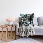 Renkli Mozaik Desenli Özel Tasarım Dijital Baskılı Modern Raşel Kadife Yastık Kırlent Kılıfı Realhomes