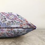 Çini Desenli Dijital Baskılı Modern Raşel Kadife Yastık Kırlent Kılıfı Realhomes