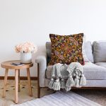 Etnik Motifli Özel Tasarım Dijital Baskılı Modern Raşel Kadife Yastık Kırlent Kılıfı Realhomes