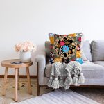 Fashion Kareli Motifler Özel Tasarım Dijital Baskılı Modern Raşel Kadife Yastık Kırlent Kılıfı Realhomes