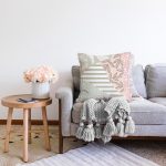 - Sonil-K3955-Gorsel-1 - Realhomes  Yaprak Ve Puanlı Özel Tasarım Dijital Baskılı Modern Raşel Kadife Yastık Kırlent Kılıfı Realhomes