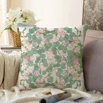 - Sonil-K3965-Gorsel - Realhomes Çiçek Ve Yaprak Motifli Özel Tasarım Dijital Baskılı Modern Raşel Kadife Yastık Kırlent Kılıfı Realhomes