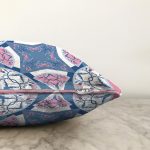 - Sonil-K3983-Gorsel-2 - Realhomes  Çiçek Ve Geometrik Desenli Özel Tasarım Dijital Baskılı Modern Raşel Kadife Yastık Kırlent Kılıfı Realhomes