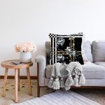 - Sonil-K3993-Gorsel-1 - Realhomes  Çiçek Ve Zincir Özel Tasarım Dijital Baskılı Modern Raşel Kadife Yastık Kırlent Kılıfı Realhomes