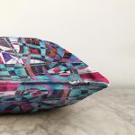 - Sonil-K4010-Gorsel-2 - Realhomes  Karmaşık Geometrik Şekiller Özel Tasarım Dijital Baskılı Modern Raşel Kadife Yastık Kırlent Kılıfı Realhomes