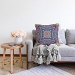 - Sonil-K4025-Gorsel-1 - Realhomes Etnik Desenli Özel Tasarım Dijital Baskılı Modern Raşel Kadife Yastık Kırlent Kılıfı Realhomes